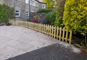 Ornamental garden fence