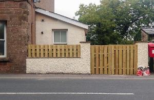 Fence and driveway gate