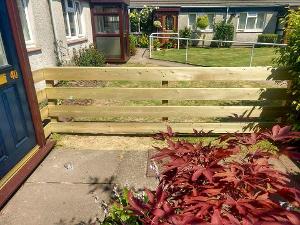 Low garden fence