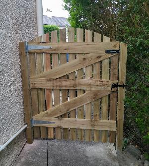 Low garden gate