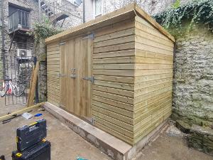 Pitch roof garden shed