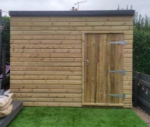 Pitch roof shed